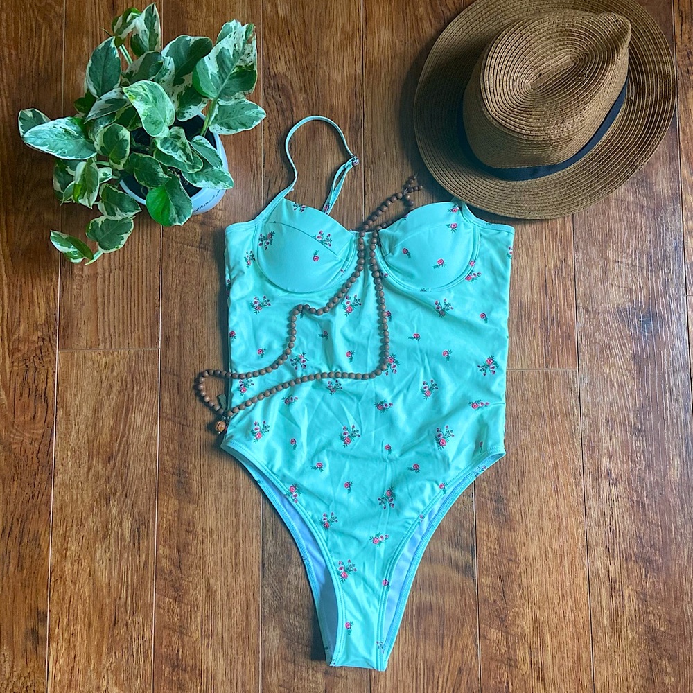 Mint One Piece Swimsuit